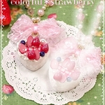 【在庫セール】VeryBerryケーキ バッグチャーム