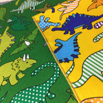 40×60 大判ランチョンマット ダイナソー 緑☆入園入学☆