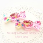 桜飴ブローチ・花謡う（はなうたう）