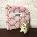 再販♡リバティ♡L字ファスナーポーチ/ピーコックス