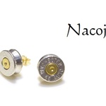 銃弾の刻印ピアス WIN45AUTO＊チタン/イヤリング可【再販】