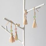 春色のミニタッセル・ピアス＆イヤリング