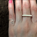 wave ring〰️ 1号のみ☆現品限り、オーダー不可 ハワイ  西海岸系