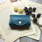イタリアンレザー コインケース (turquoise)