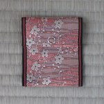〔畳縁〕小財布 梅桃
