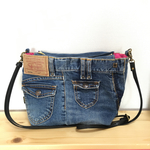 デニムリメイクポシェット levis/pink
