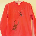 キッズロンＴ１３０　ゴマダラカミキリとノコギリクワガタ