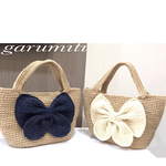🎀Bigリボン🎀麻ひもバッグ