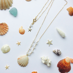 island shell＊rainbow moonstone