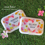 ♡×200感謝＊保育園や幼稚園 お祝いにも♪*une fleur.花とわたしの大切な宝物*おしりふきのふた