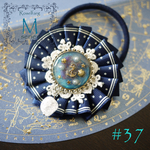 ＃37　海と星のヘアアクセサリー（銀色世界）