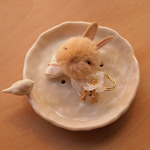 【再販】ふんわりブローチ＊うさぎの秘密の宝物