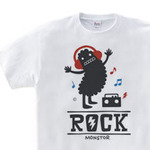 ヘッドフォンとモンスター 　150.160（女性M.L） Tシャツ【受注生産品】