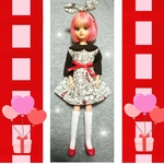 22cmドール 値下げ2600円⇒1900円リカちゃん 美術館デート♥