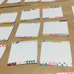 かわいいミニメッセージカード①②