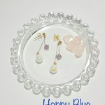 オーロラパールのピアス　イヤリング