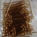 アクセサリー用(k16gp)金具の９ピンです。/③/アクセサリー用品金具