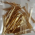 アクセサリー用(k16gp)金具のTピンです。/④/アクセサリー用品金具