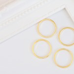 【送料無料】小さな空枠　サークル　20個セット　パーツ 素材 材料 レジン レジン枠 封入 レジン液 ピアス
