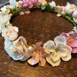 アンティークカラーの花冠