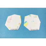  数量限定【10枚】アクセサリー台紙♥厚紙♥パステル 