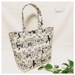 猫ネコ  ラミネート＊ミニトートバッグ