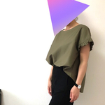 再♡ゆったり楽ちん♡袖フリルトップス
