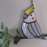 ◆princessyuzu様専用　　お買い得　オカメインコ２　　◆ステンドグラス