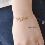 イスラエル製お花モチーフのブレスレット