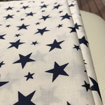オーダー♪お昼寝布団カバー単品☆オフ&ネイビースター