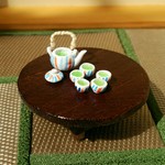 ちゃぶ台 お茶セット  1／12サイズ