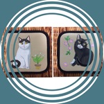 猫のCDケース●CDホルダー②●CDキャリーケース●イラスト●原画●絵●絵画●アート●手描き