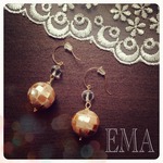 Mosaic shell pierce(ブラウン)