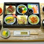 ◇◆◇受注製作◇◆◇　さくさく庵『初夏の会席弁当～水無月～』　ミニチュアフード1/12