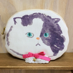 《受注制作》ネコポーチ　ぶち