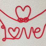 運命の赤い糸♡&LOVE  淡路結び