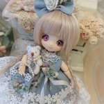 *～アクアグレイッシュ～* ミニスウィーツドール*オビツ11*ドレスset
