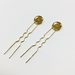再入荷♡かんざし台座ゴールド2個セット