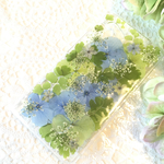 海と森の癒される押し花スマホケース