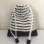 【送料無料】 ボーダーの何でも袋