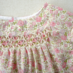 mymama68さま専用　リバティ フェリシテ スモッキングブラウス ピンク 110cm