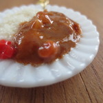 ☆小さいサイズ、チキンカレーキーホルダー！☆
