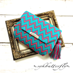 sayapin8008様  オーダー品  ✾ミニ財布✾コインケース タッセル付き♡ジグザグ柄ピンク