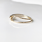 14kgf 2way connection テクスチャー リング 指輪