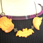 【再販】美味しく焼けました！ハロウィンクッキーのネックレス