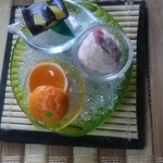  和風日和スイーツ 💚💚🌌 ミニチュア  ドールハウス  カフェ  和菓子 アイス  スイーツ ゼリー        