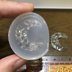 月クラスター25mm（鉱石モールド）鉱石レジン用シリコンモールド型