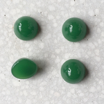 ヴィンテージ アクリルラウンドカボション グリーン 18mm 4こ