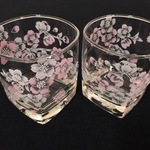 桜満開グラス