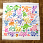 恐竜柄☆タオルハンカチ